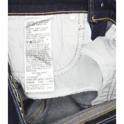 Levi's Slight Curve Women Blue Straight Slim Stretch Jeans W24 L31