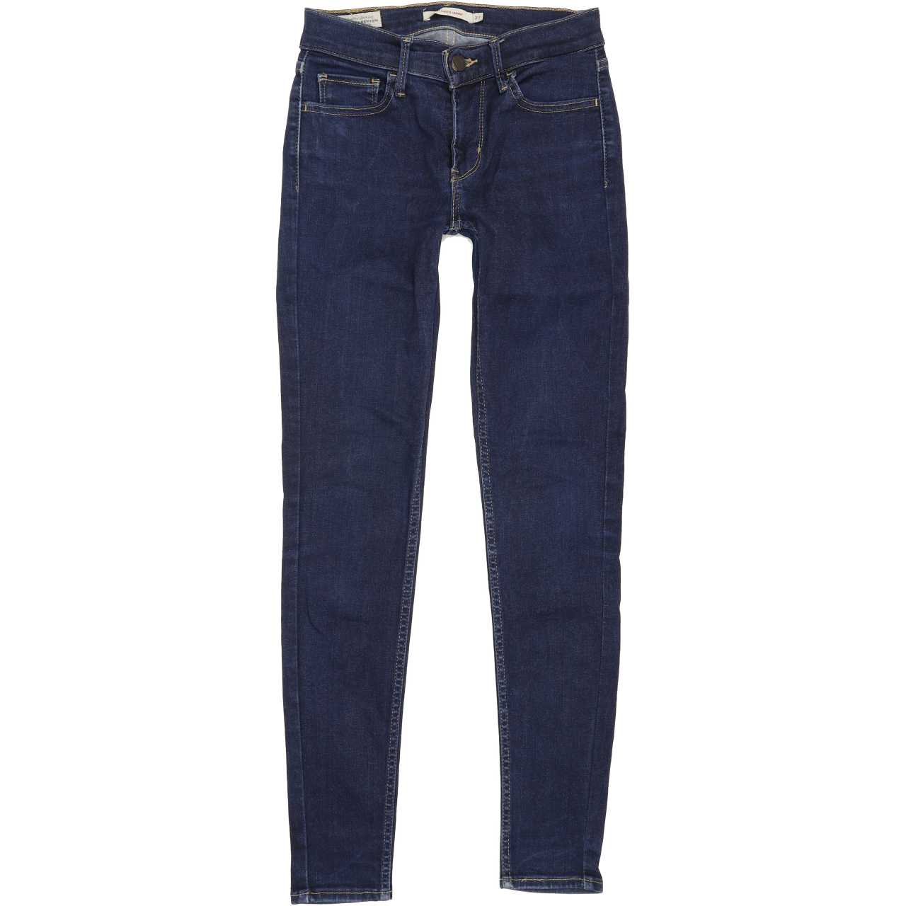 Levi's 710 Women Blue Skinny Regular Stretch Jeans W27 L29