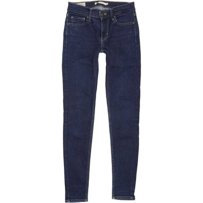 Levi's 710 Women Blue Skinny Regular Stretch Jeans W27 L29