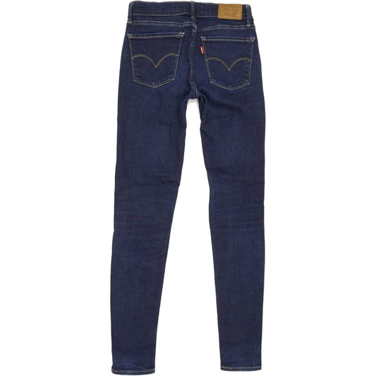 Levi's 710 Women Blue Skinny Regular Stretch Jeans W27 L29
