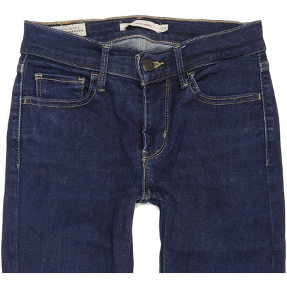 Levi's 710 Women Blue Skinny Regular Stretch Jeans W27 L29