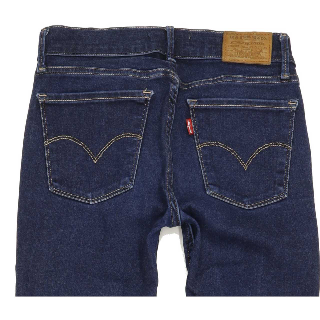 Levi's 710 Women Blue Skinny Regular Stretch Jeans W27 L29