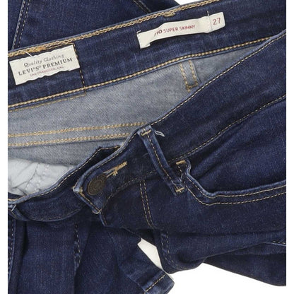 Levi's 710 Women Blue Skinny Regular Stretch Jeans W27 L29