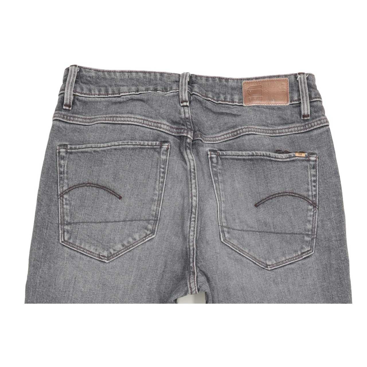 G-Star 3301 High Rise Grey Straight Regular Stretch Jeans High Waisted W28 L28