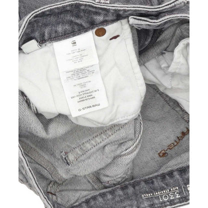 G-Star 3301 High Rise Grey Straight Regular Stretch Jeans High Waisted W28 L28