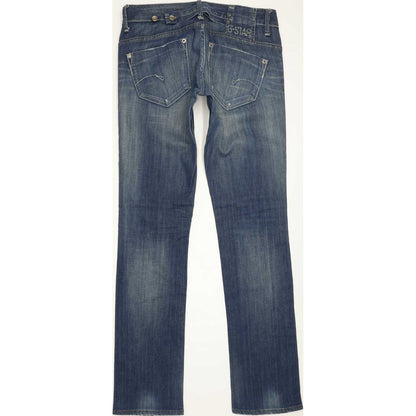 G-Star Midge Women Blue Straight Slim Stretch Jeans W26 L31