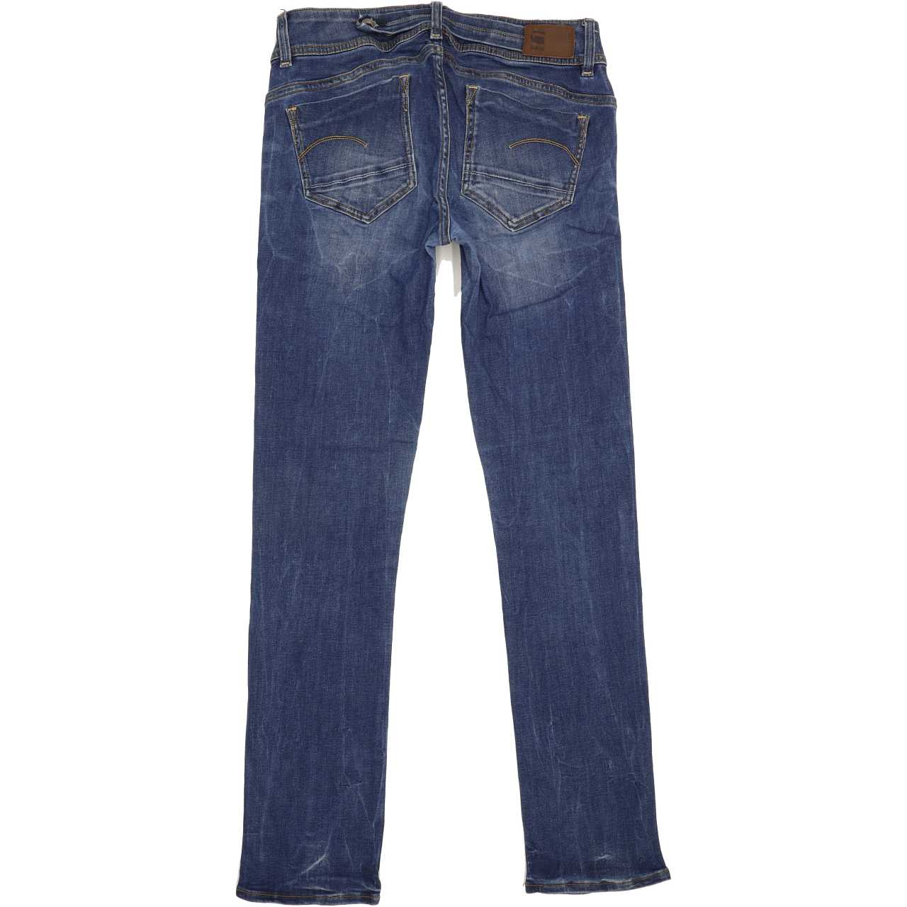 G-Star Midge Saddle Women Blue Straight Slim Stretch Jeans W30 L32