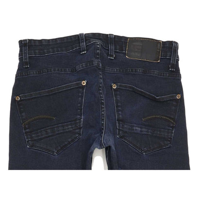 G-Star Revend Men Blue Straight Slim Stretch Jeans W31 L33