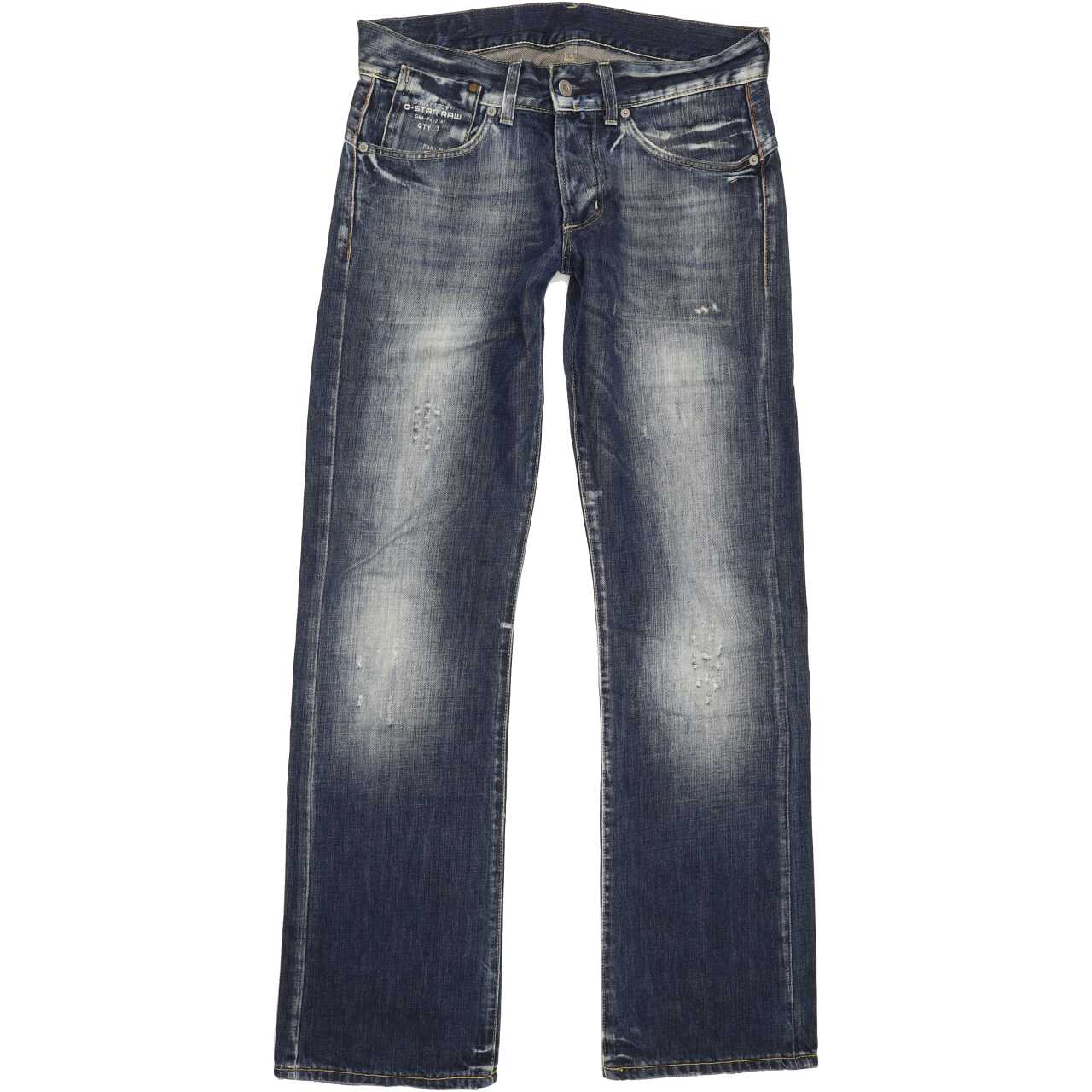 G-Star S.C. Ruger Men Blue Straight Slim Jeans W30 L32