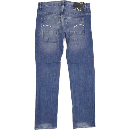 G-Star Morris Low Men Blue Straight Slim Jeans W31 L32