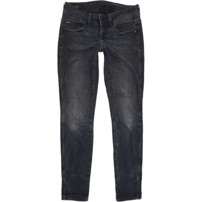 G-Star Lynn Mid Women Blue Skinny Slim Stretch Jeans W29 L32