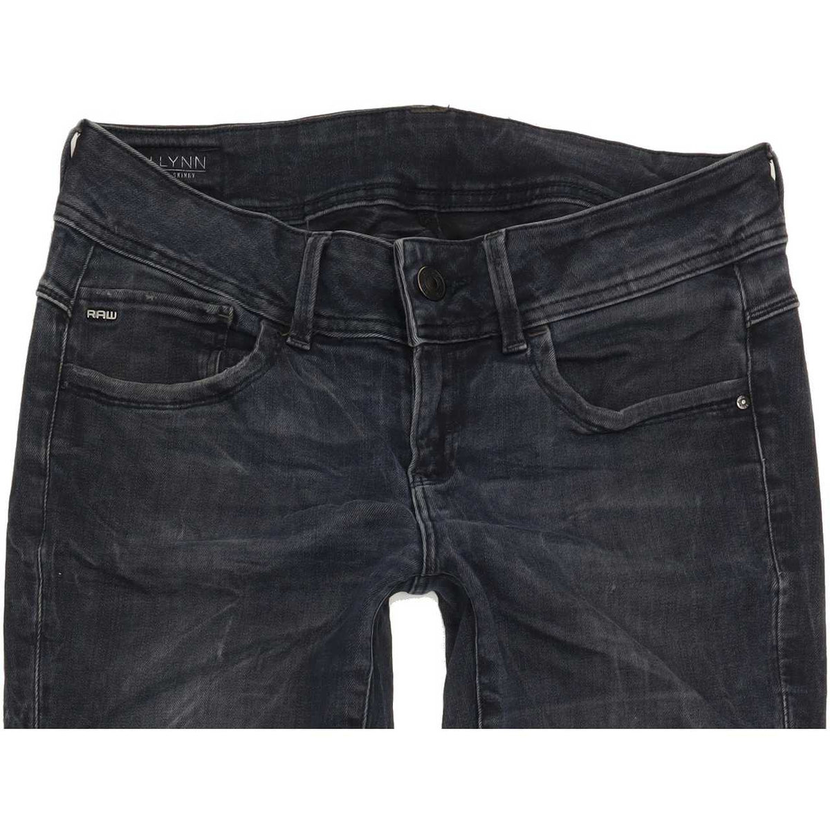 G-Star Lynn Mid Women Blue Skinny Slim Stretch Jeans W29 L32
