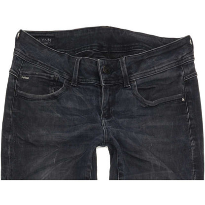 G-Star Lynn Mid Women Blue Skinny Slim Stretch Jeans W29 L32