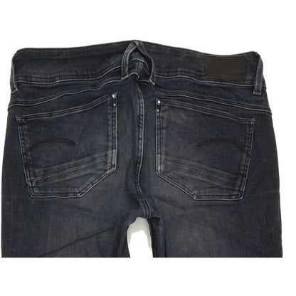 G-Star Lynn Mid Women Blue Skinny Slim Stretch Jeans W29 L32