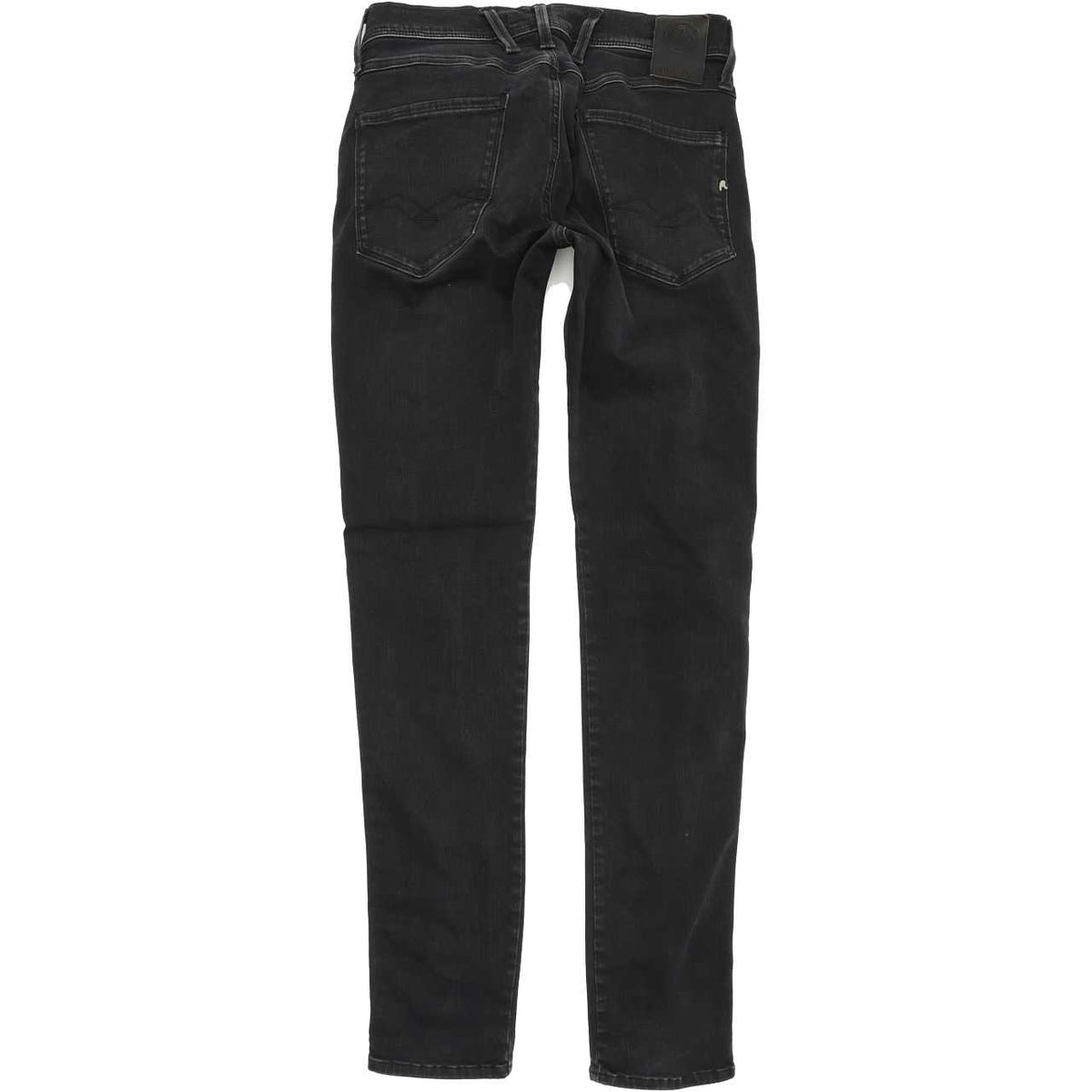 Replay Anbass Men Black Skinny Slim Stretch Jeans W29 L32