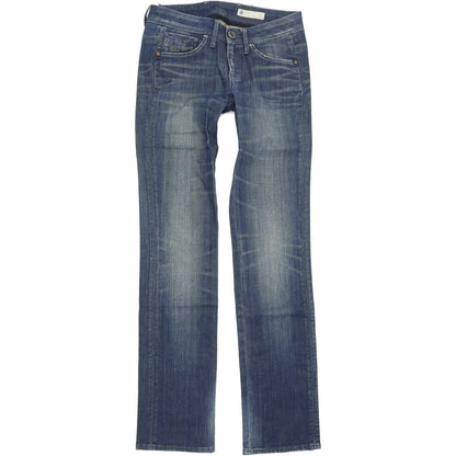 G-Star Nova Midwaist Women Blue Straight Regular Stretch Jeans W24 L32