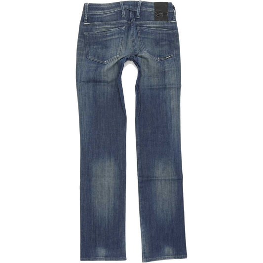 G-Star Nova Midwaist Women Blue Straight Regular Stretch Jeans W24 L32