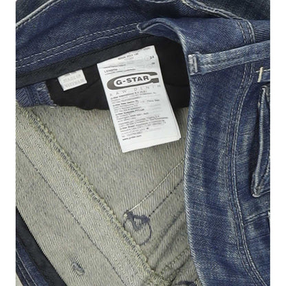 G-Star Nova Midwaist Women Blue Straight Regular Stretch Jeans W24 L32