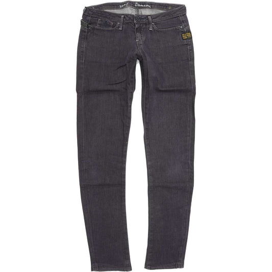 G-Star Women Blue Straight Slim Stretch Jeans W28 L31