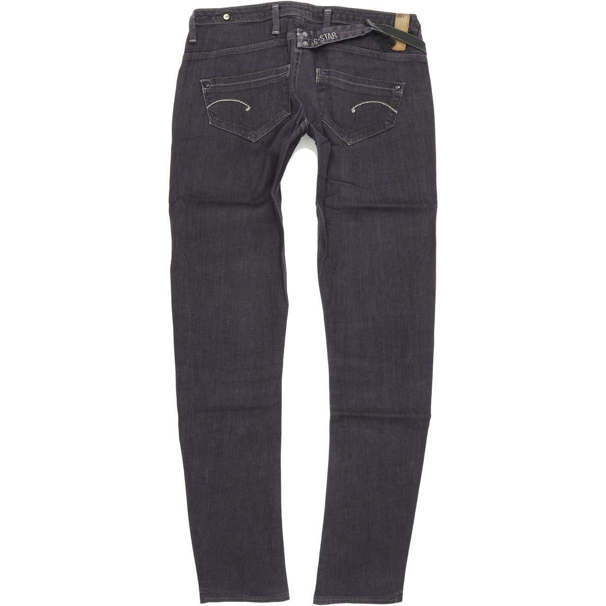 G-Star Women Blue Straight Slim Stretch Jeans W28 L31