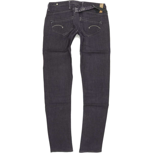 G-Star Women Blue Straight Slim Stretch Jeans W28 L31