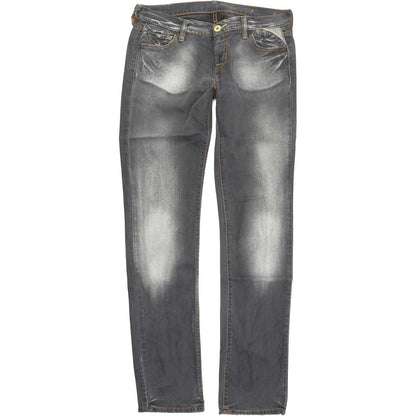 Replay Women Grey Straight Regular Jeans W29 L34