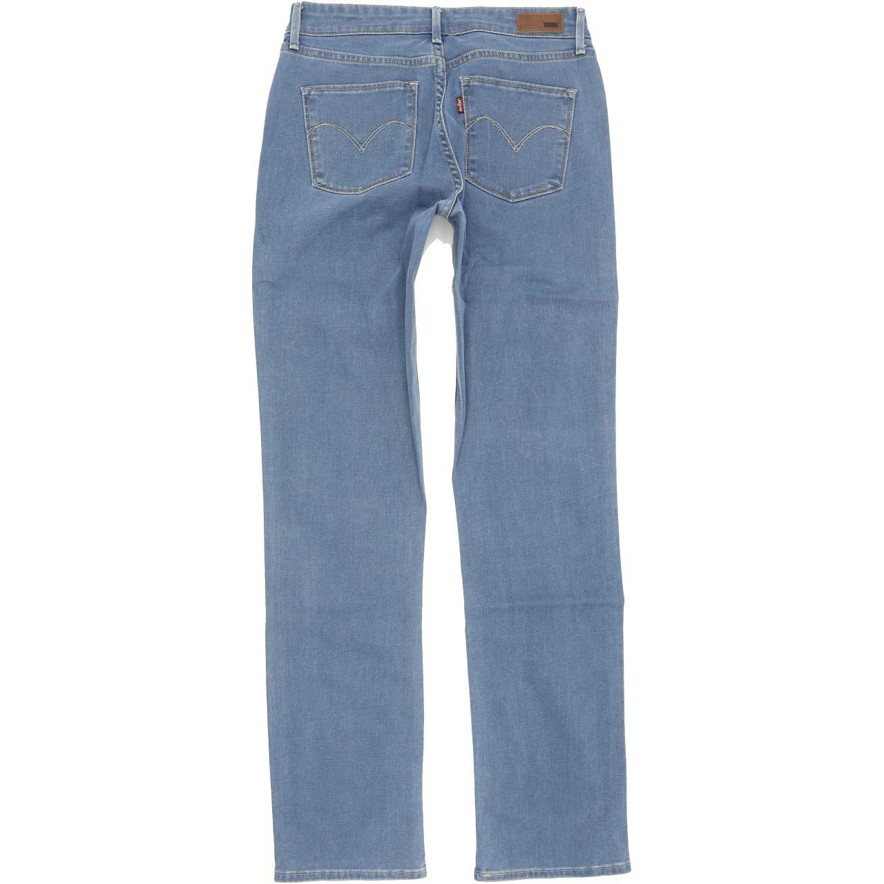 Levi's Women Blue Straight Regular Stretch Jeans W27 L32