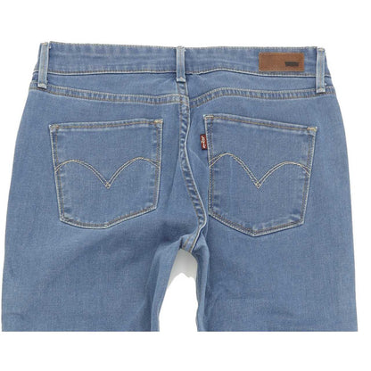 Levi's Women Blue Straight Regular Stretch Jeans W27 L32