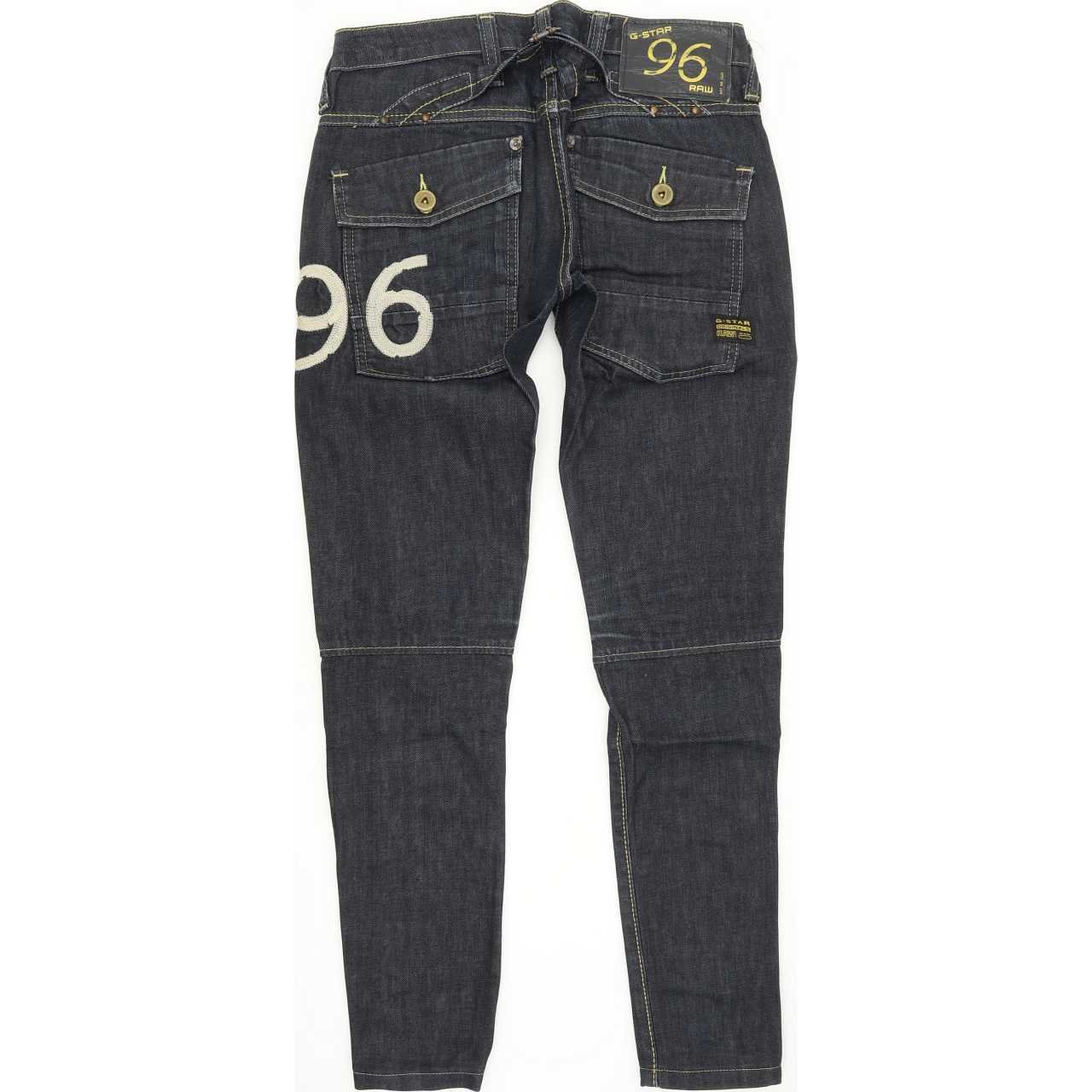 G-Star Elwood Heritage Women Blue Skinny Slim Jeans W24 L28