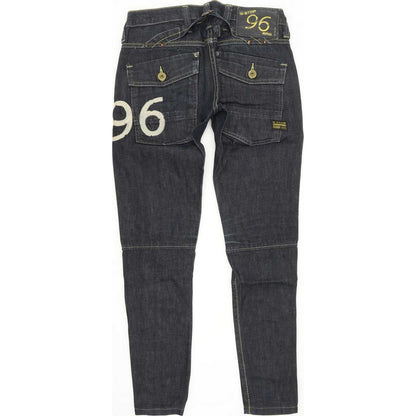 G-Star Elwood Heritage Women Blue Skinny Slim Jeans W24 L28