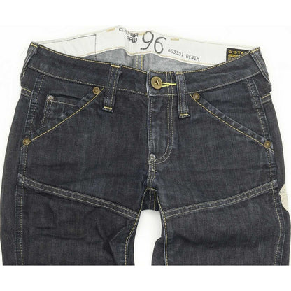 G-Star Elwood Heritage Women Blue Skinny Slim Jeans W24 L28