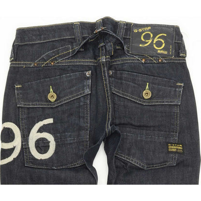 G-Star Elwood Heritage Women Blue Skinny Slim Jeans W24 L28