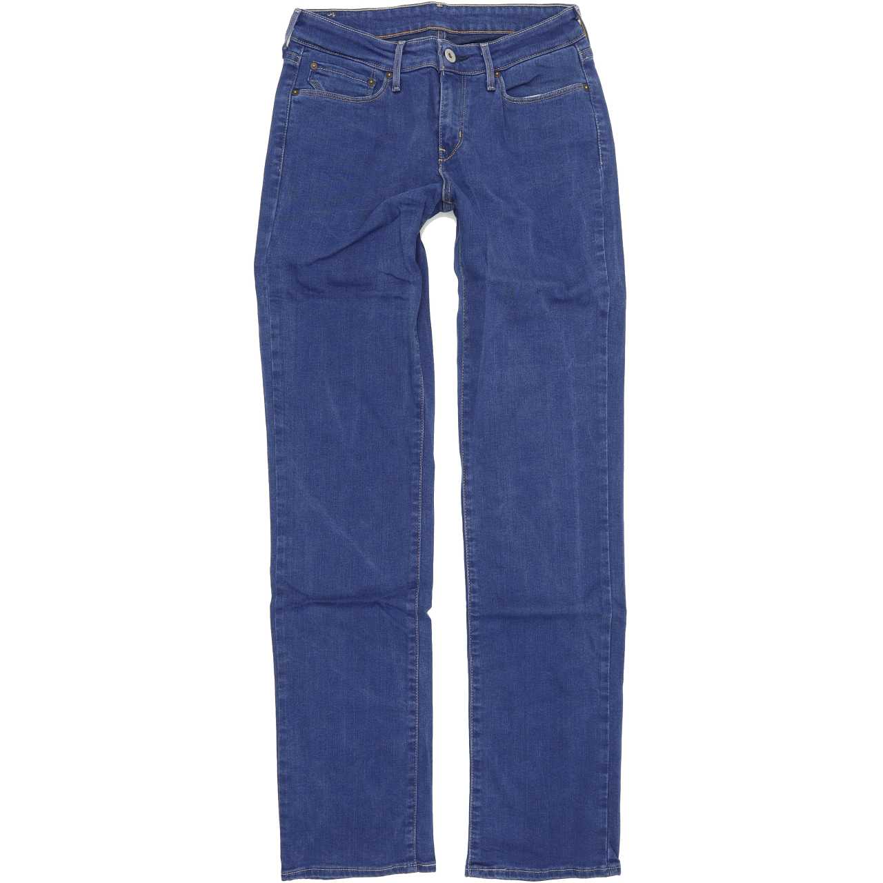 Levi's Women Blue Straight Regular Stretch Jeans W27 L32