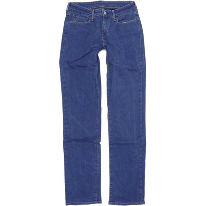 Levi's Women Blue Straight Regular Stretch Jeans W27 L32
