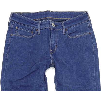 Levi's Women Blue Straight Regular Stretch Jeans W27 L32