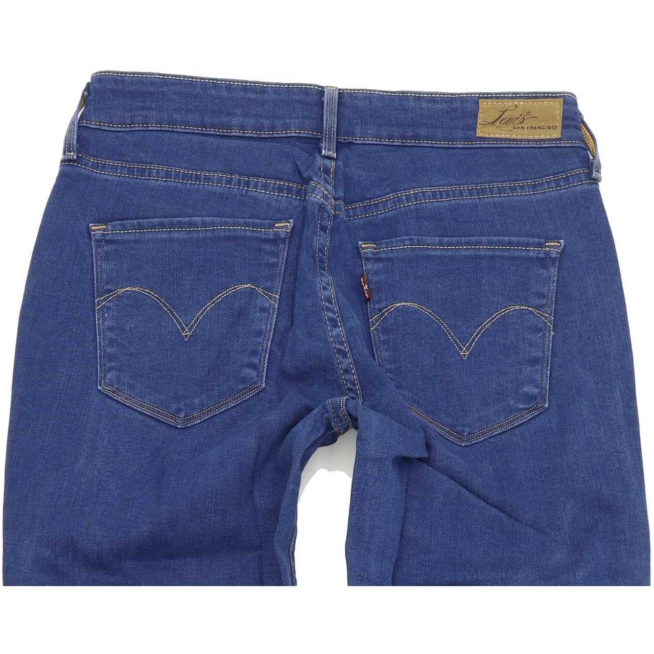 Levi's Women Blue Straight Regular Stretch Jeans W27 L32