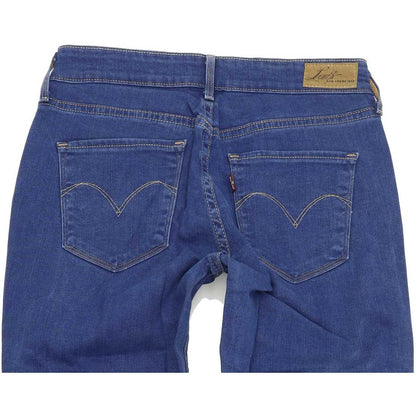 Levi's Women Blue Straight Regular Stretch Jeans W27 L32