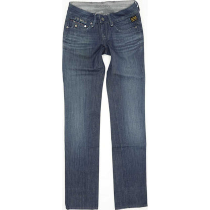 G-Star Frontier Women Blue Straight Regular Stretch Jeans W26 L34