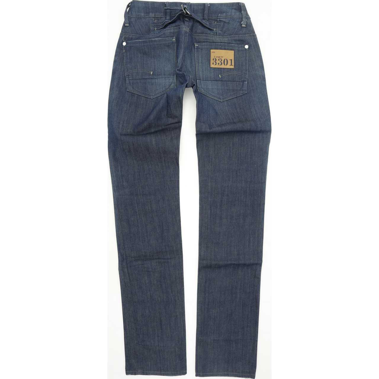 G-Star Frontier Women Blue Straight Regular Stretch Jeans W26 L34