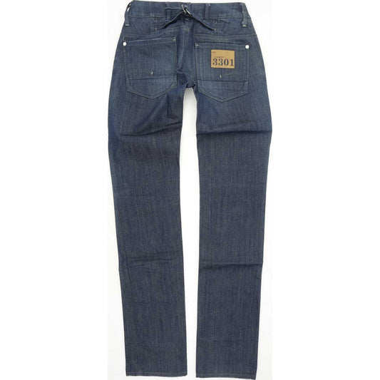 G-Star Frontier Women Blue Straight Regular Stretch Jeans W26 L34