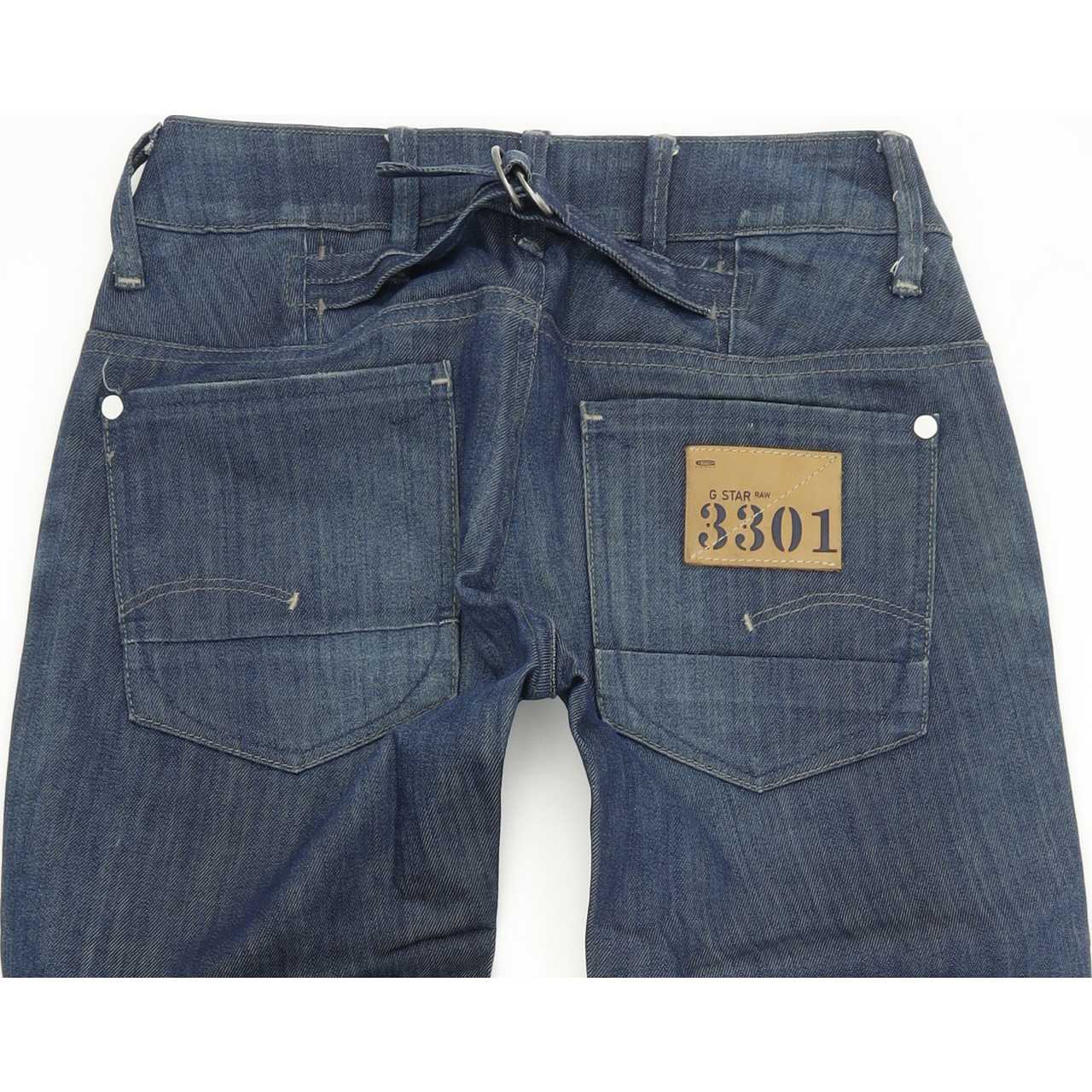 G-Star Frontier Women Blue Straight Regular Stretch Jeans W26 L34