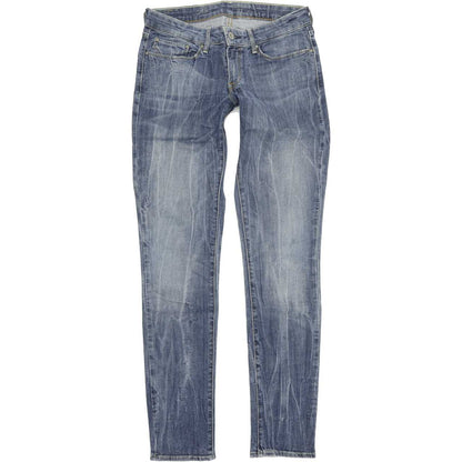 Levi's Demi Curve Women Blue Straight Regular Stretch Jeans W27 L32