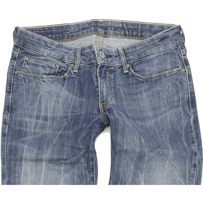 Levi's Demi Curve Women Blue Straight Regular Stretch Jeans W27 L32