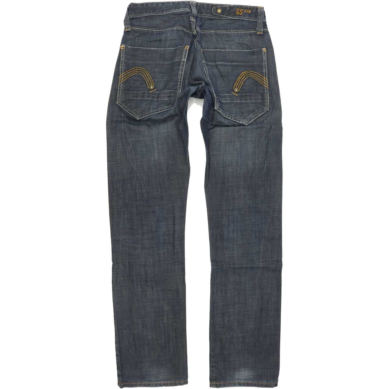 G-Star Reese Men Blue Straight Regular Jeans W30 L34