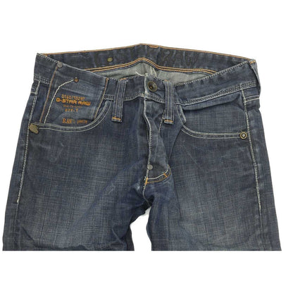 G-Star Reese Men Blue Straight Regular Jeans W30 L34
