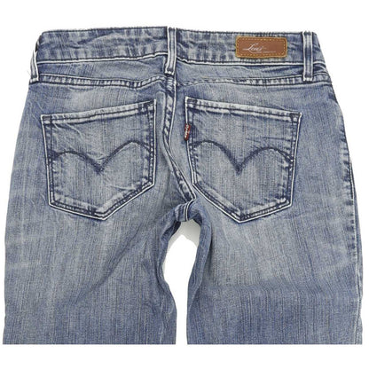 Levi's Bold Curve Women Blue Skinny Slim Stretch Jeans W25 L32
