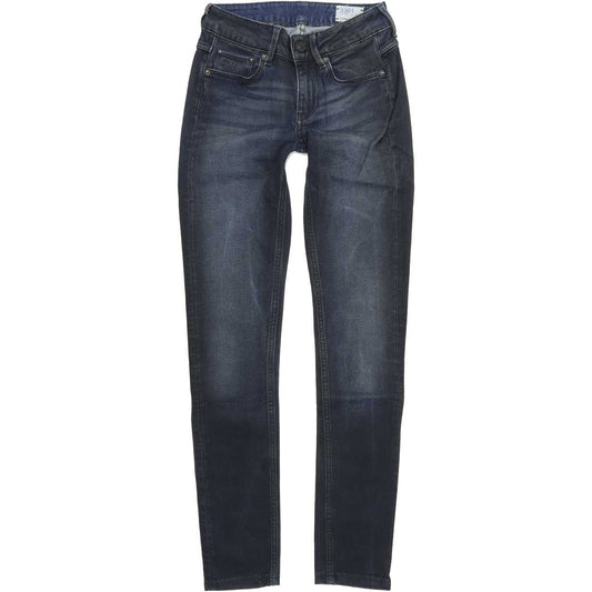 G-Star Women Blue Skinny Slim Stretch Jeans W24 L30