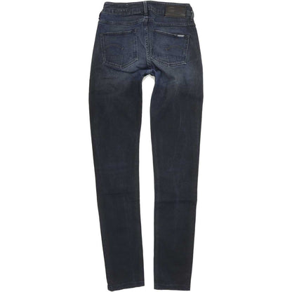 G-Star Women Blue Skinny Slim Stretch Jeans W24 L30