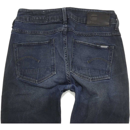 G-Star Women Blue Skinny Slim Stretch Jeans W24 L30