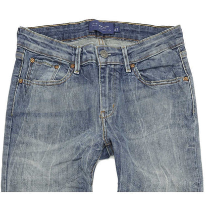 Levi's Demi Curve Women Blue Straight Regular Stretch Jeans W27 L32